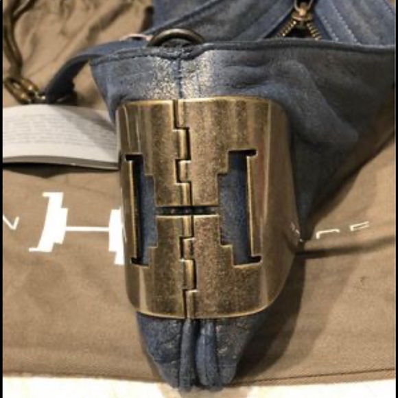 Halston 2n1 Shoulder Handbag & Clutch NWT - Picture 5 of 14